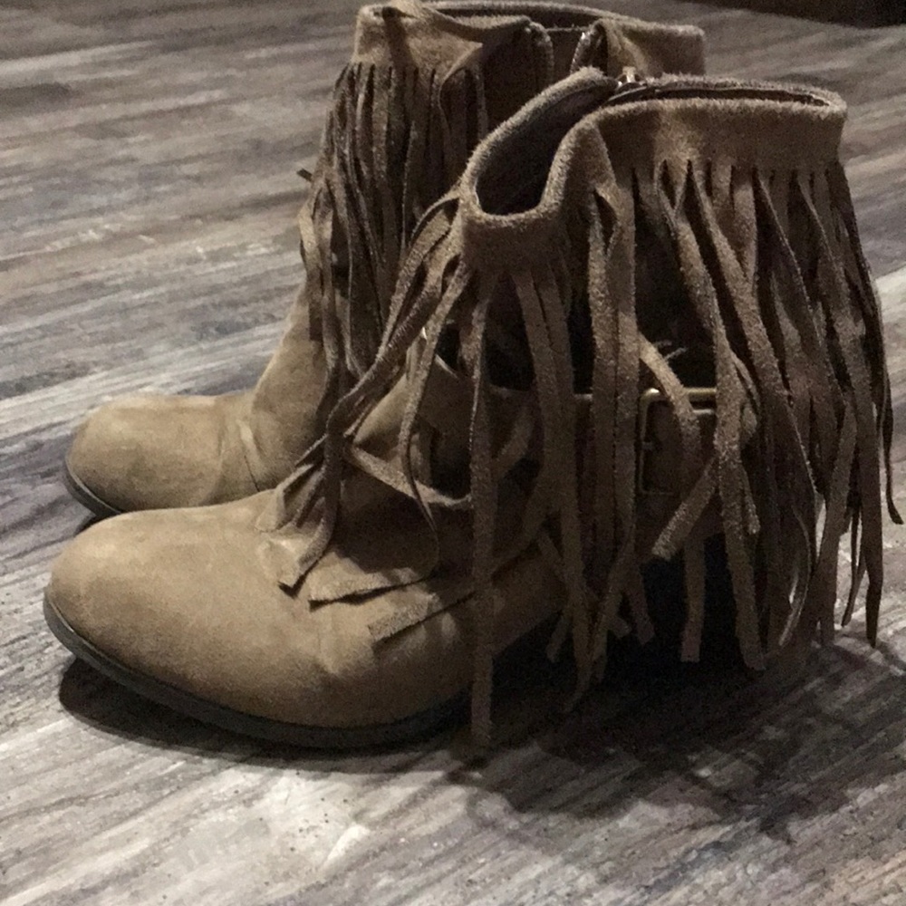 Fringe Booties